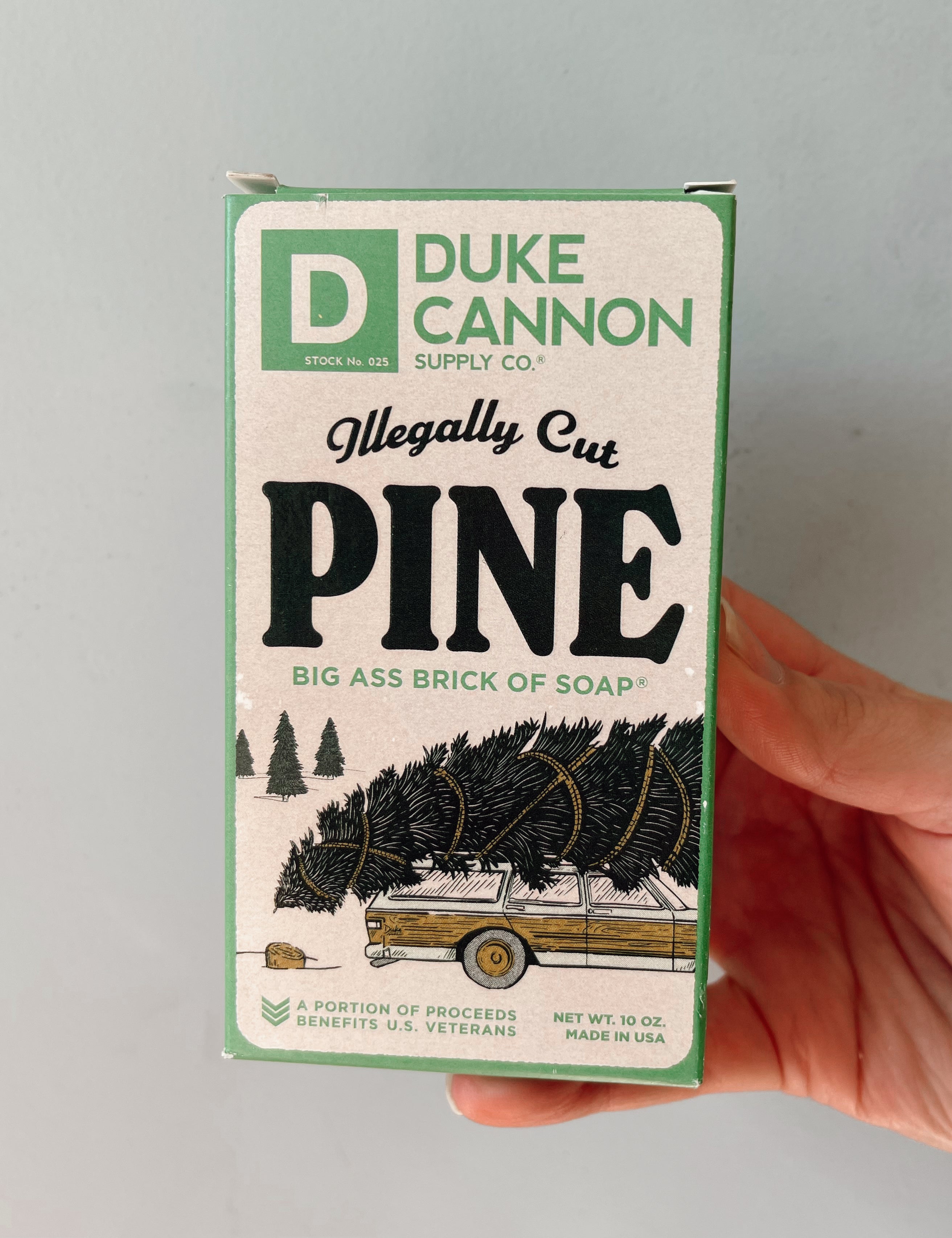 Duke Cannon Big ass Brick of Soap Illegally Cut Pine - mememegifts