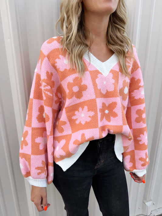 Flower Power Sweater