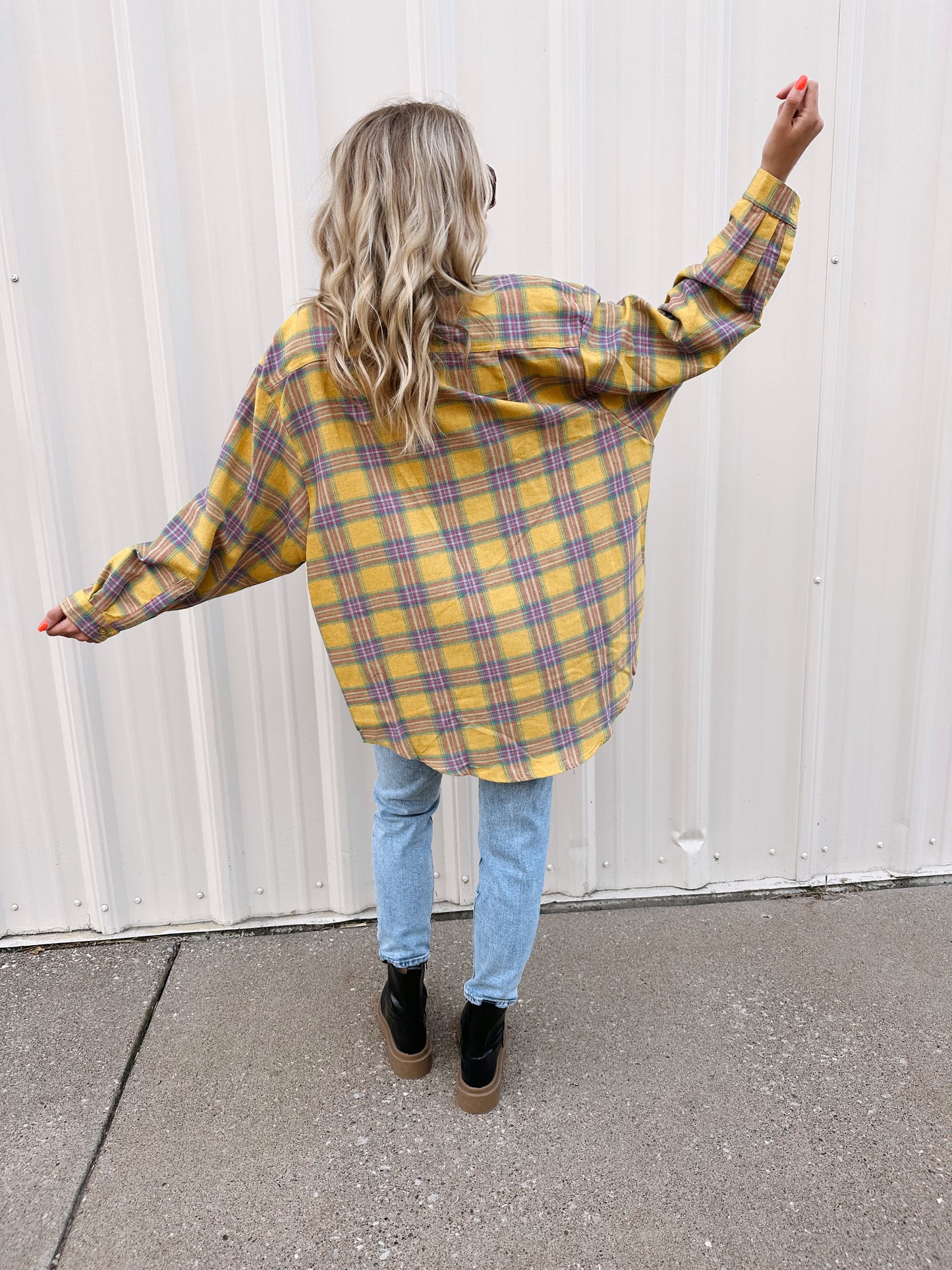 Parker Plaid Cardi/Shacket