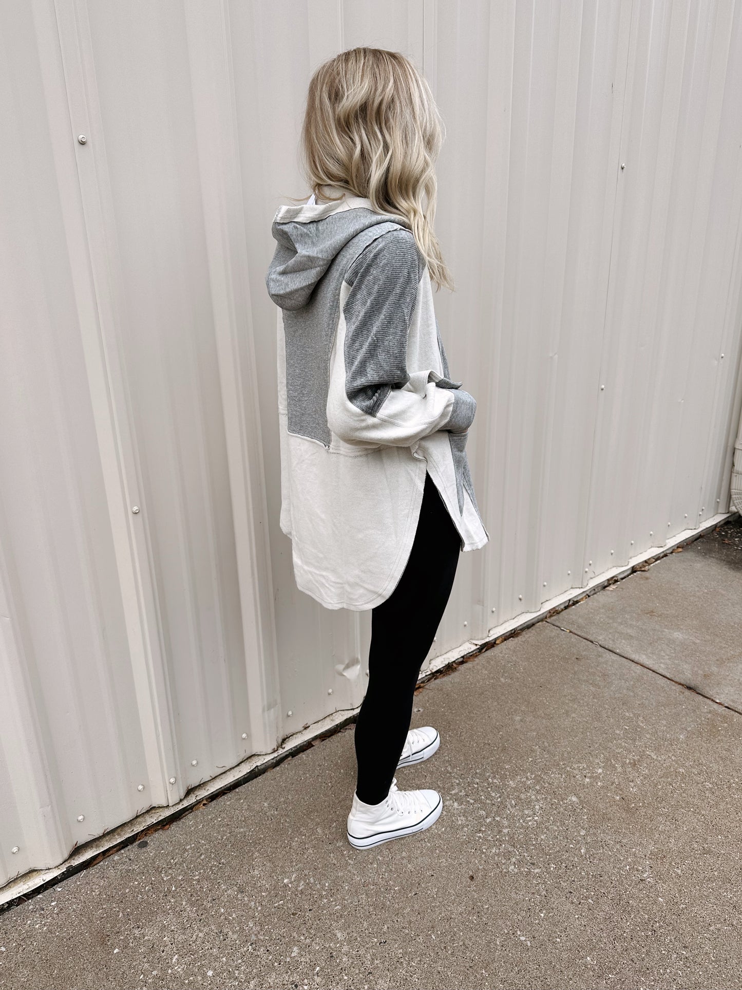 Dove Oversized Hoodie Pullover