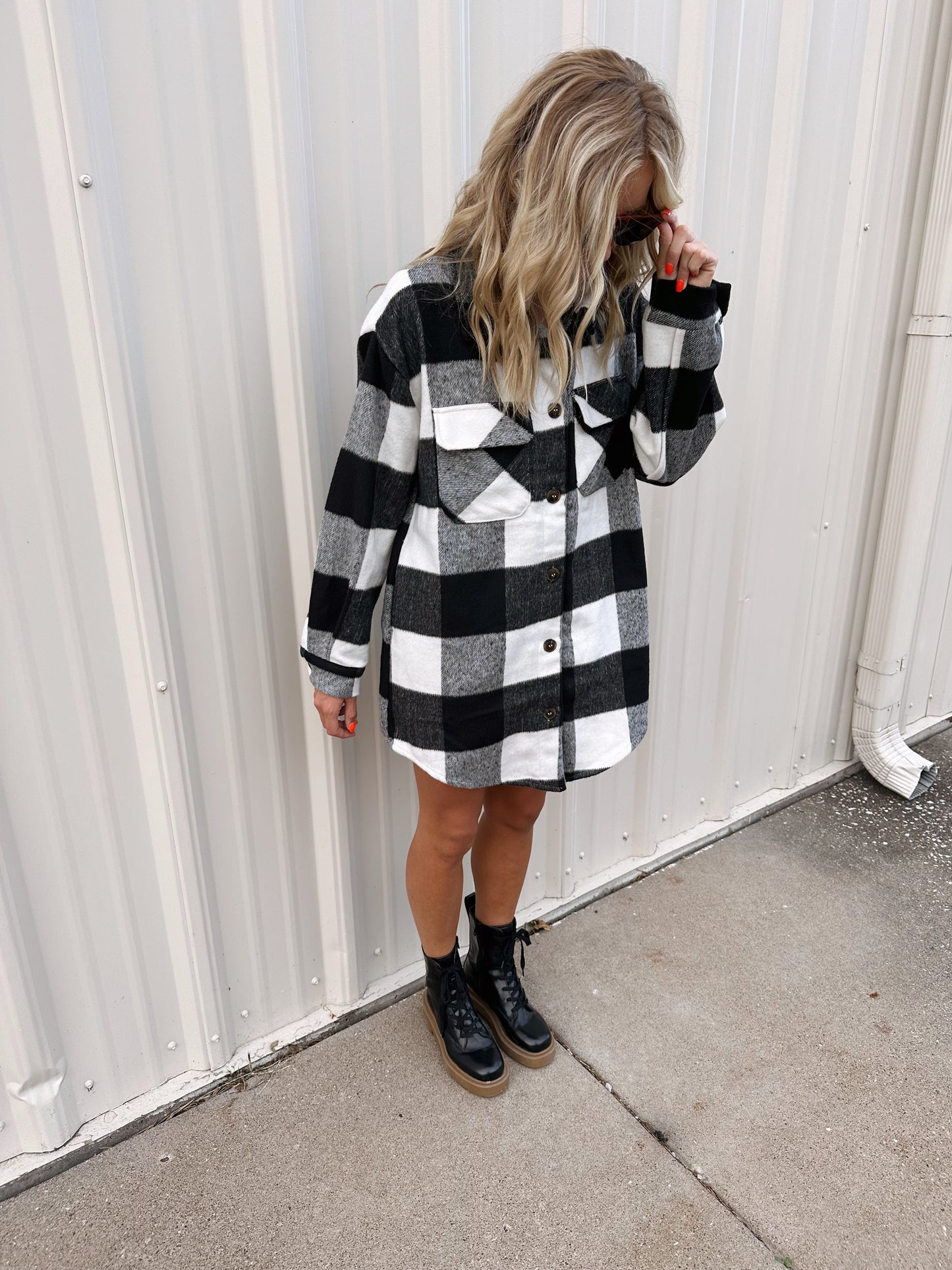 Remember Me Plaid Dress/Shacket