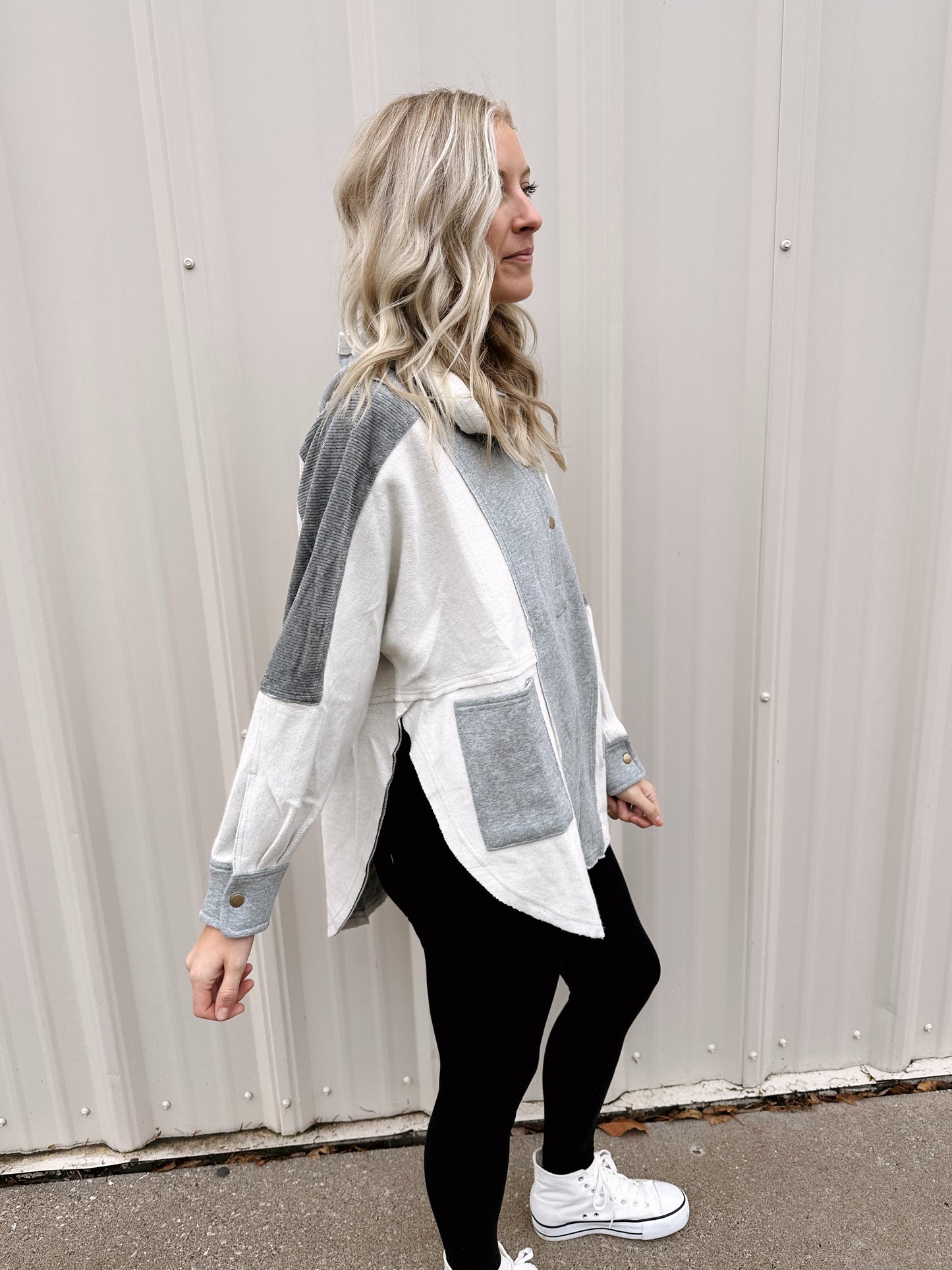 Dove Oversized Hoodie Pullover