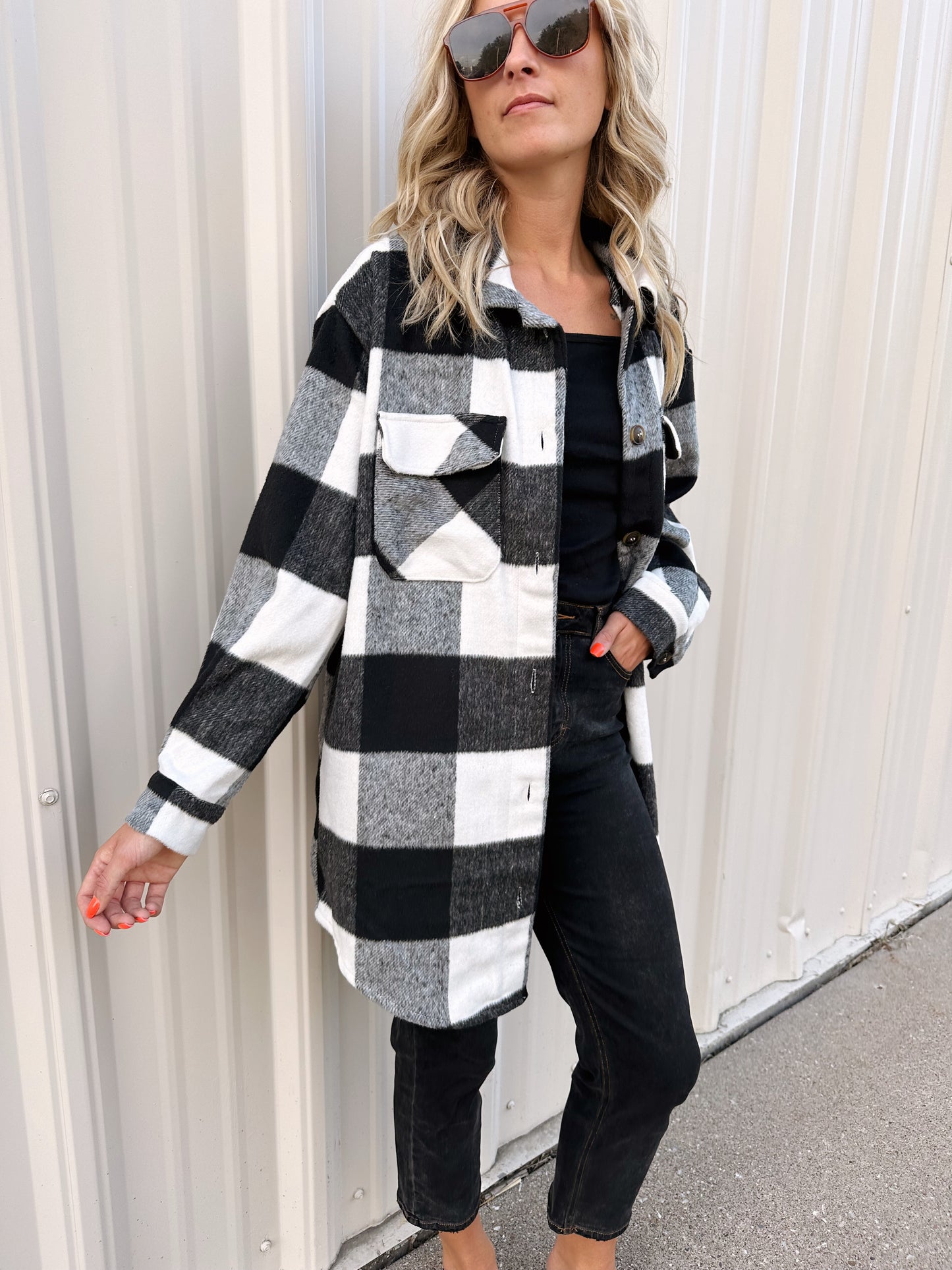 Remember Me Plaid Dress/Shacket