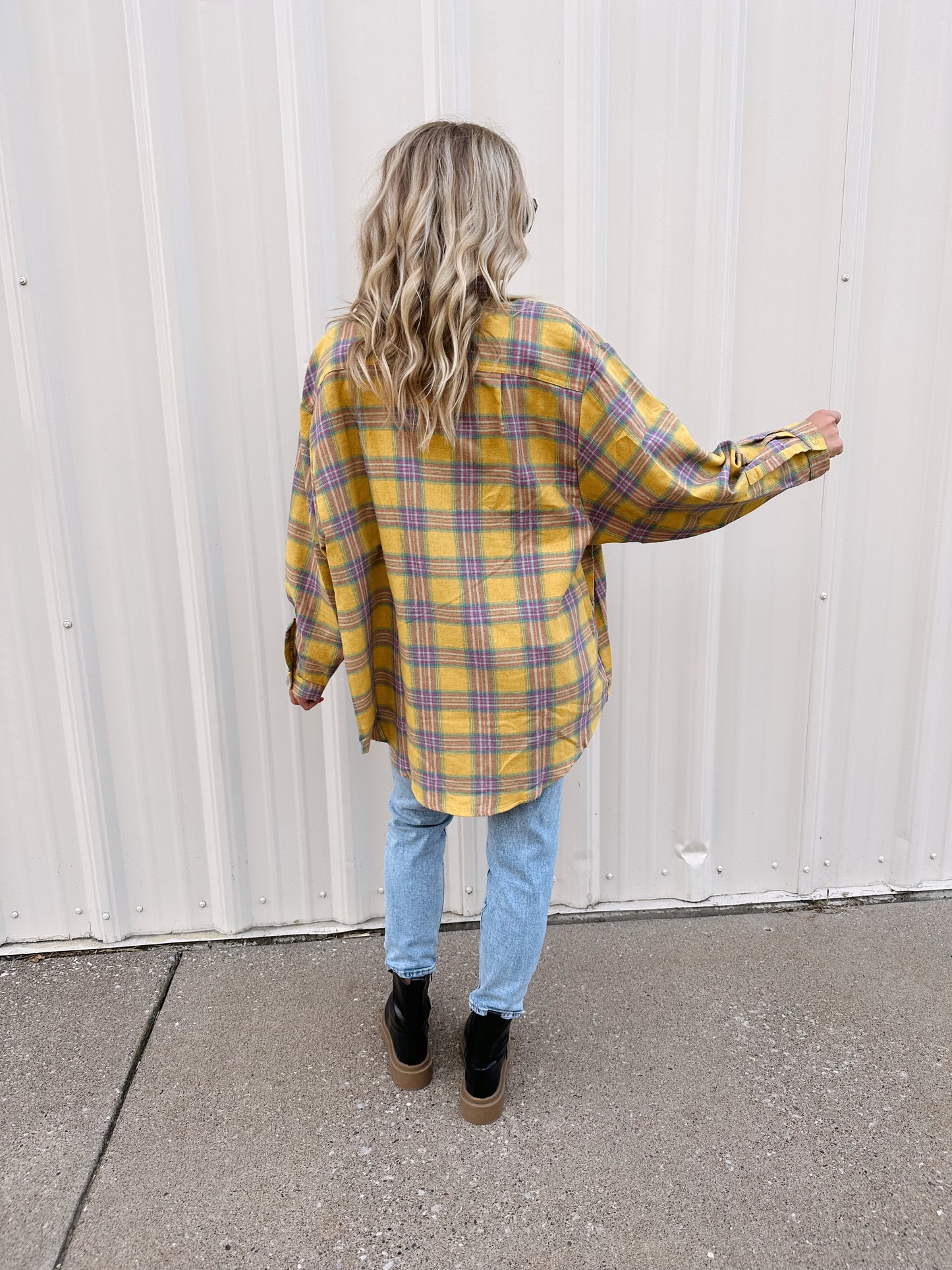 Parker Plaid Cardi/Shacket