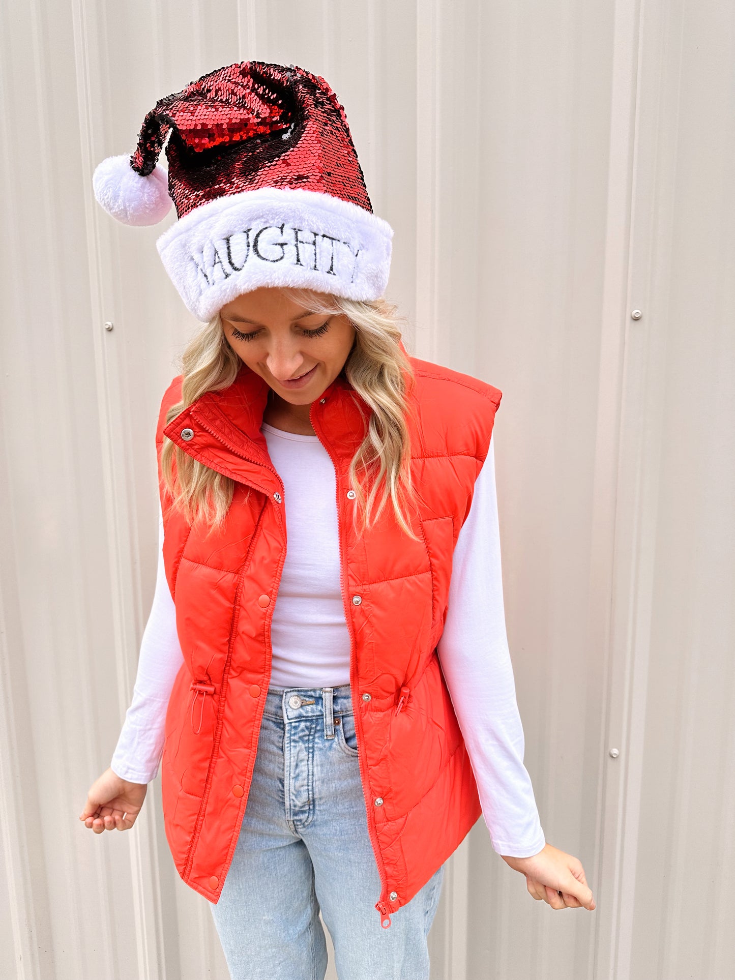 Tis The Season Puffer Vest