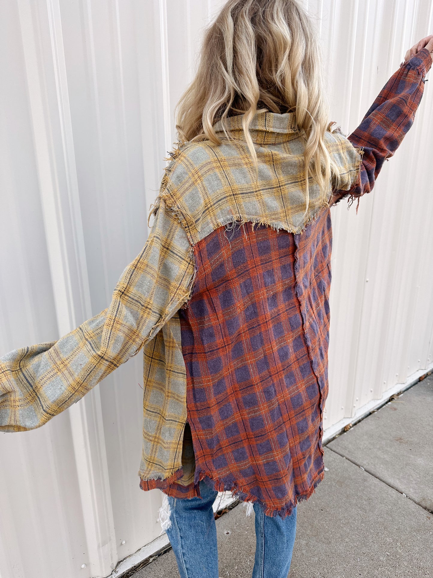 Quinn Plaid Oversized Button Down