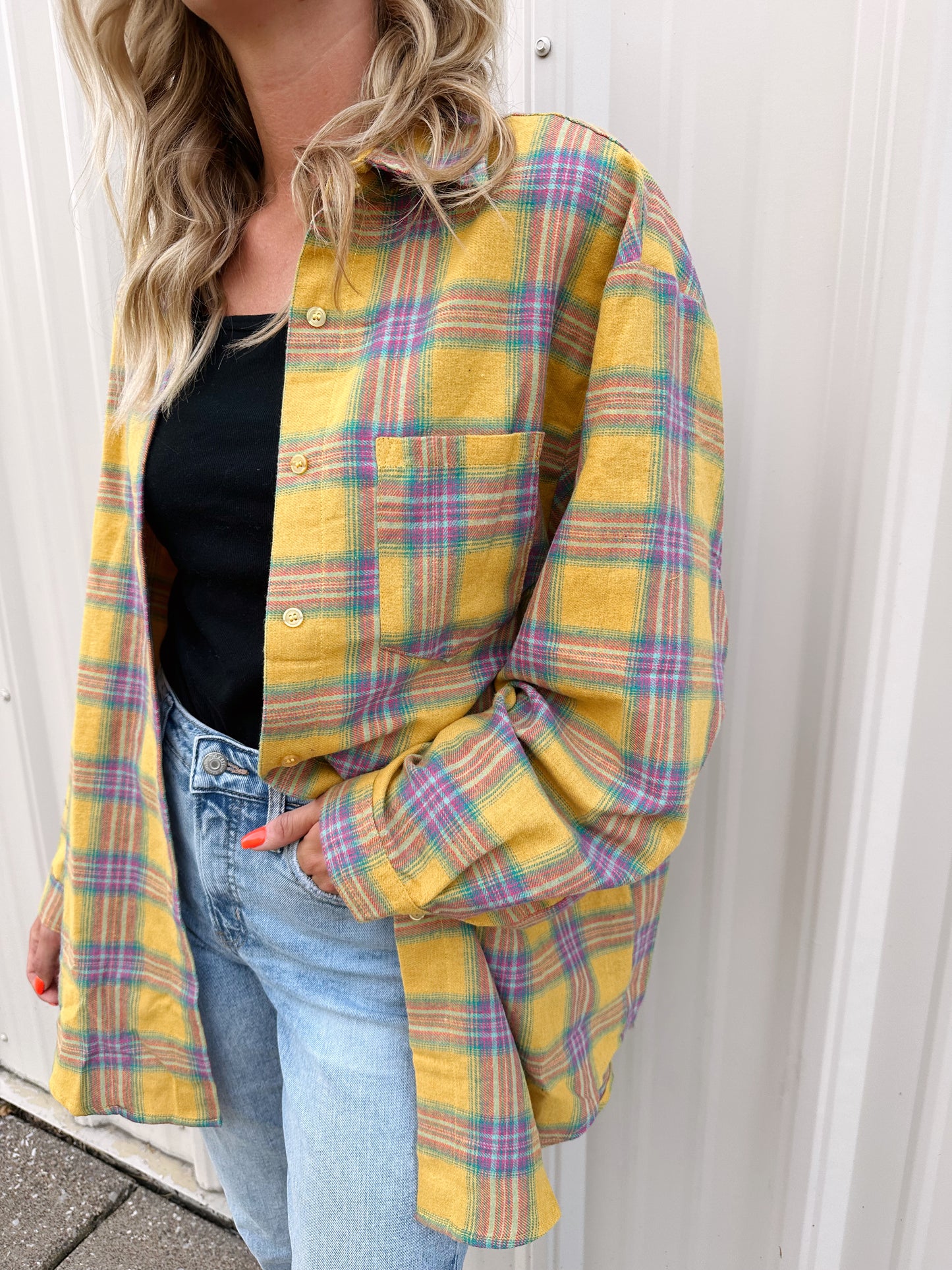 Parker Plaid Cardi/Shacket