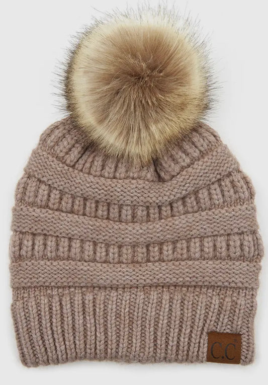 C.C. Hat- Light Taupe