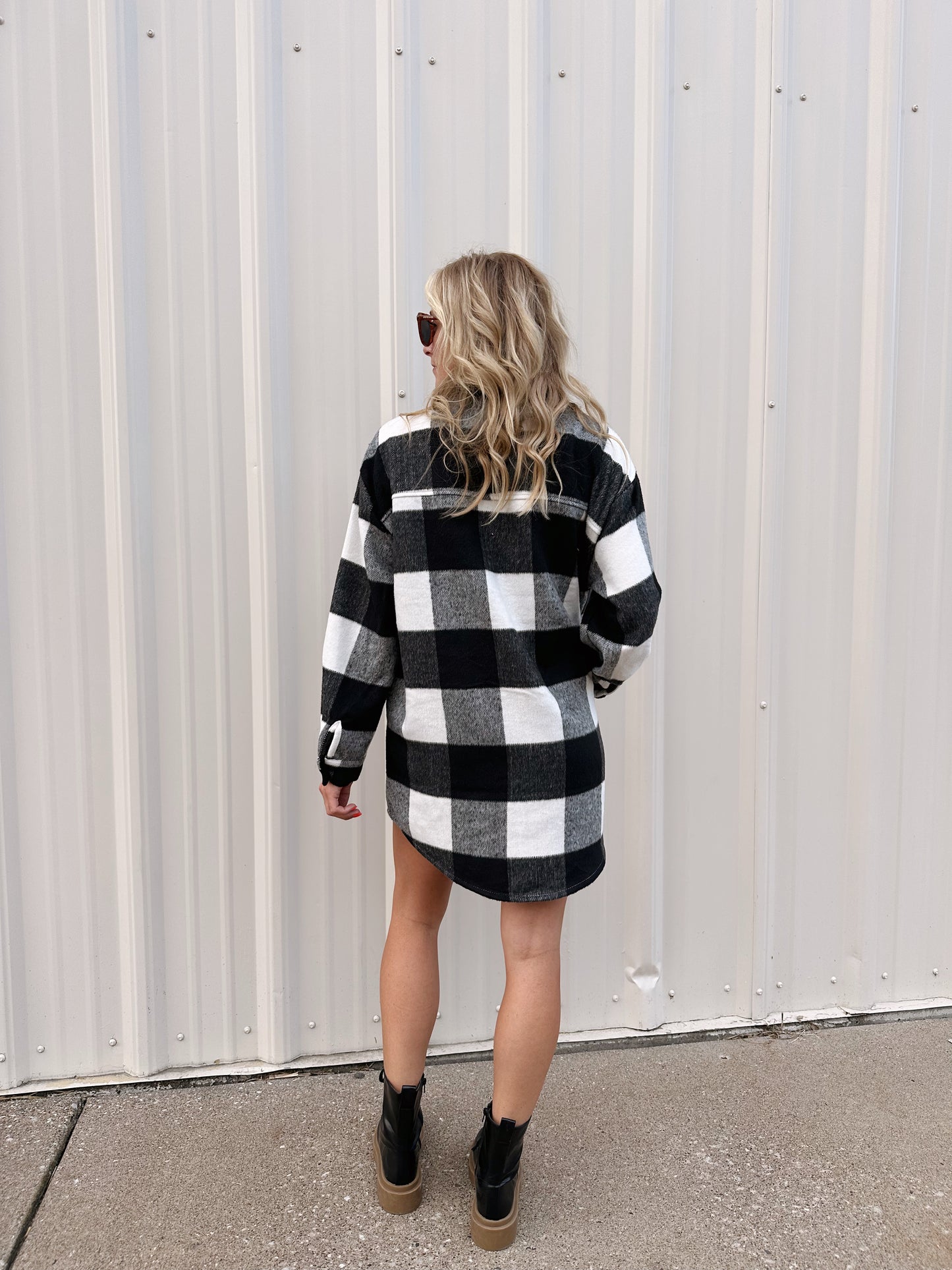 Remember Me Plaid Dress/Shacket