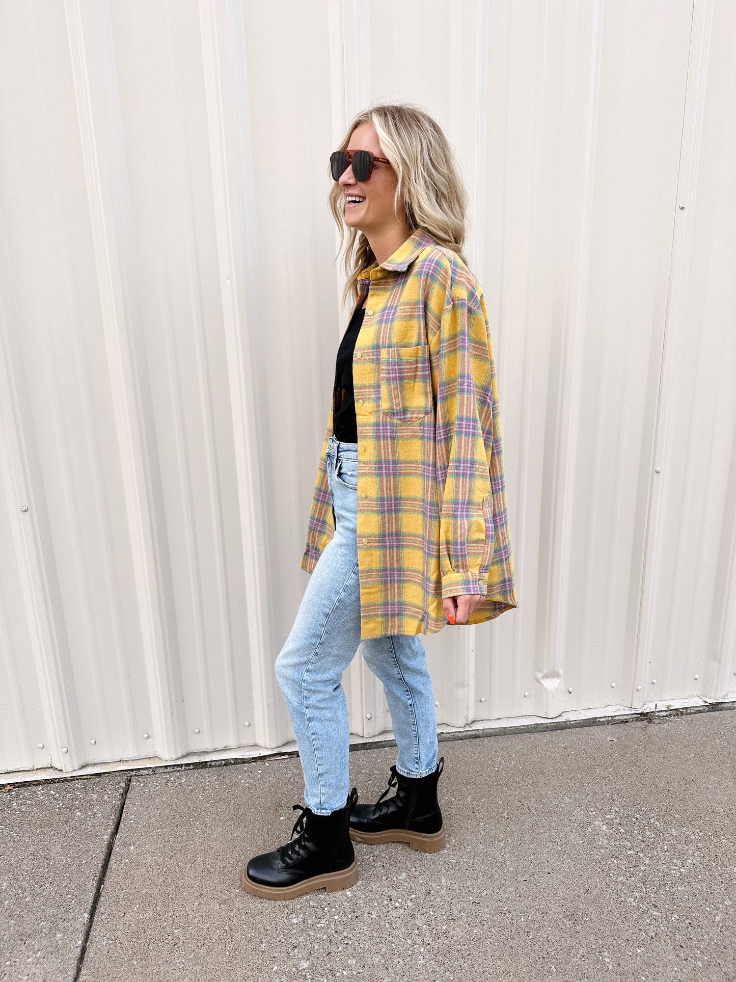 Parker Plaid Cardi/Shacket