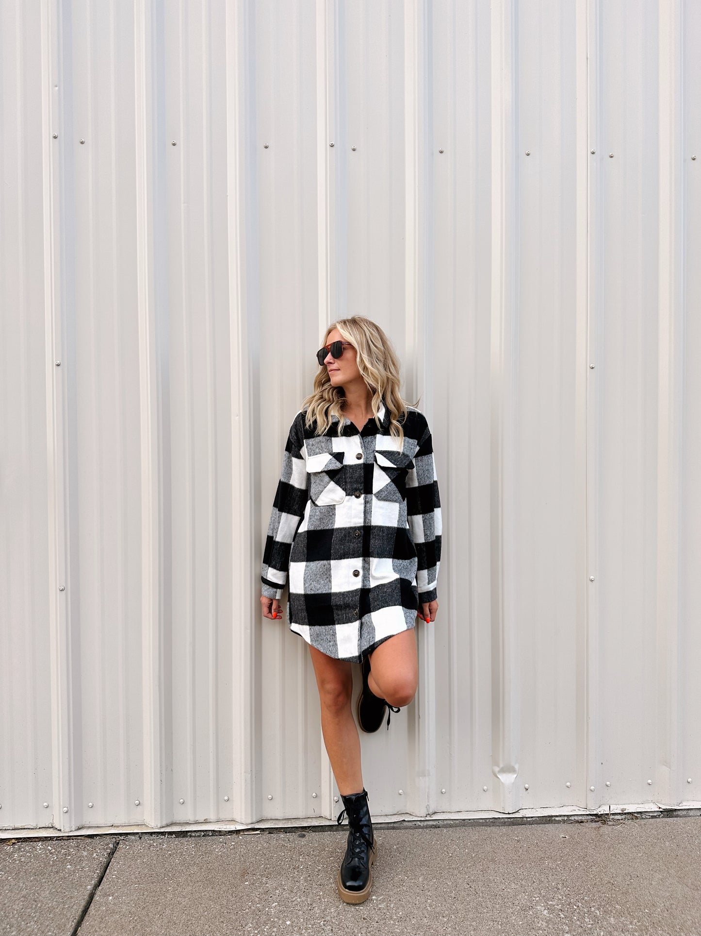 Remember Me Plaid Dress/Shacket