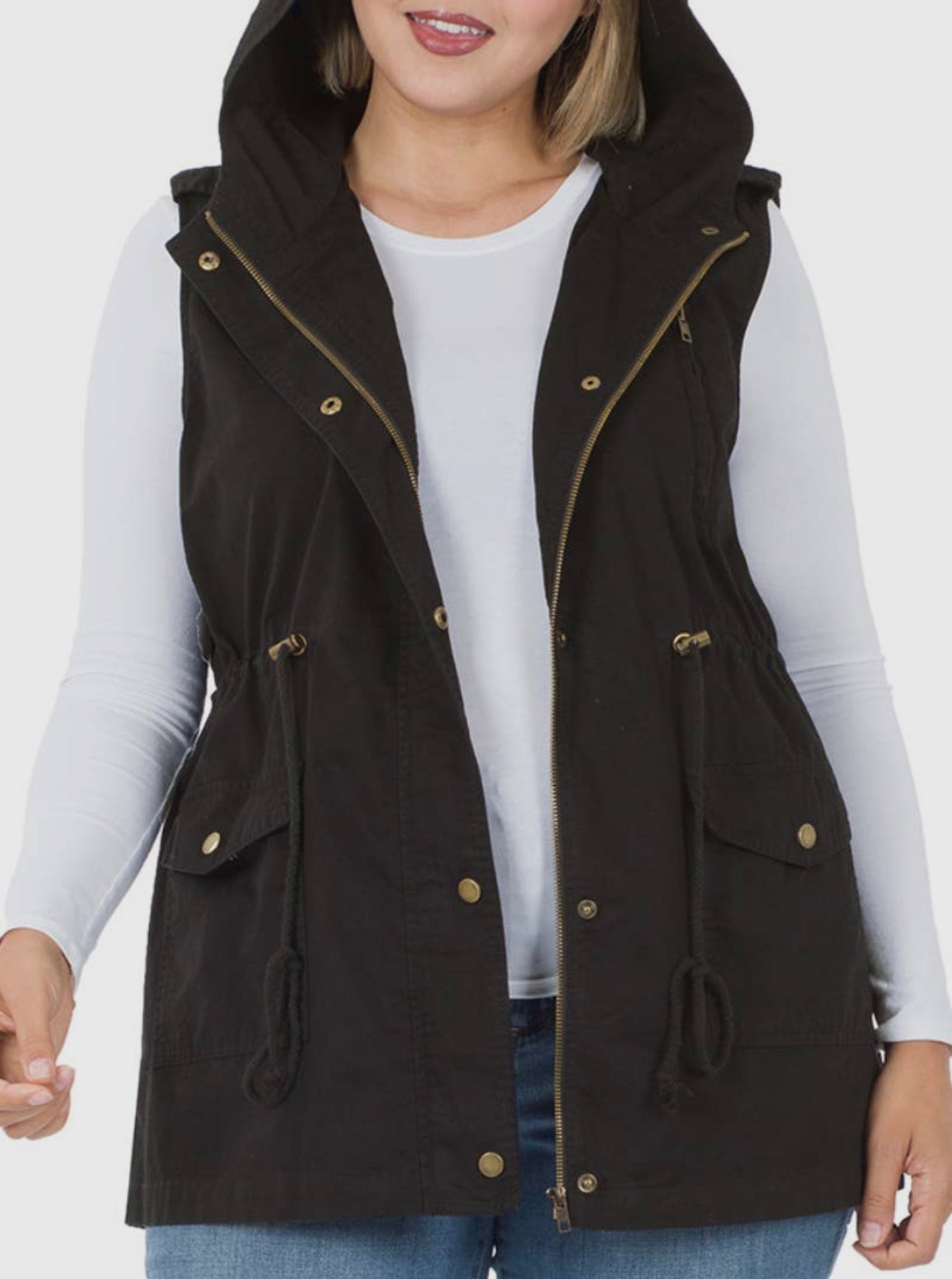 Mia Cargo Vest (Plus Size Only)