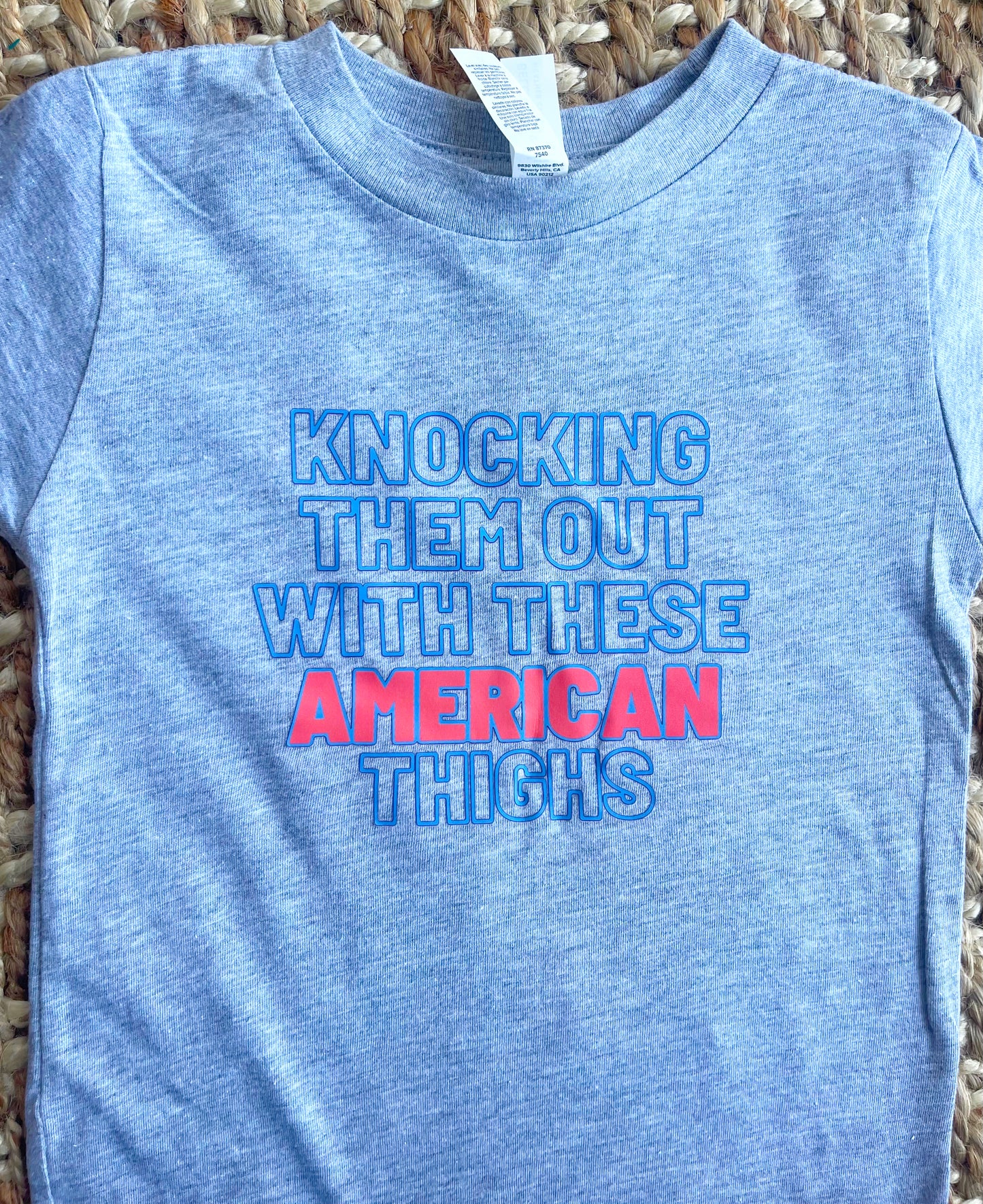 These American Thighs Toddler Tee