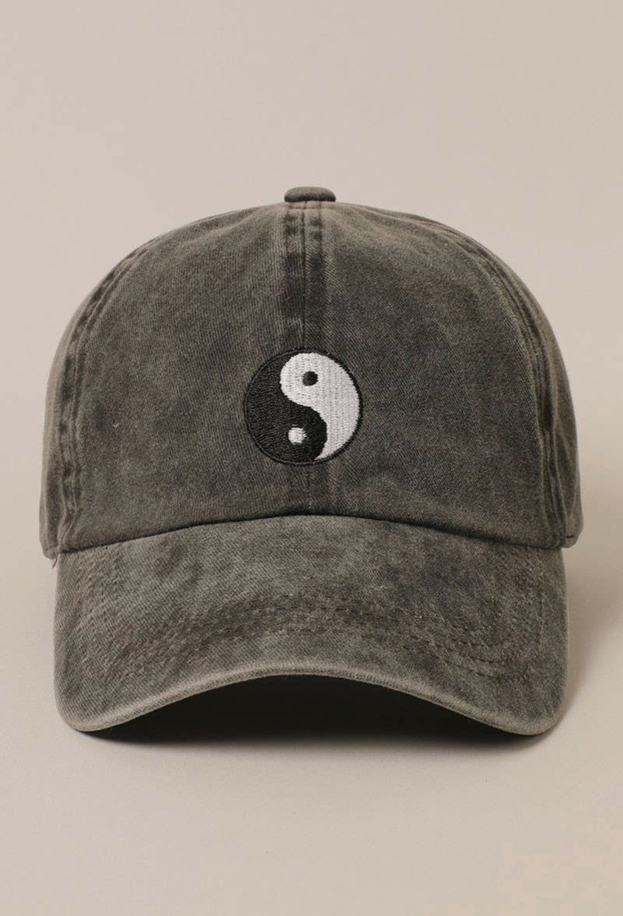 Ying Yang Mineral Wash Hat