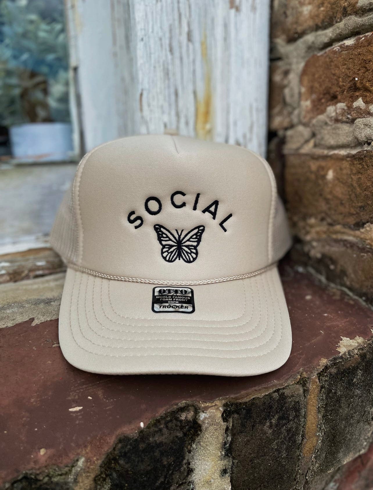 Social Butterfly Trucker Hat