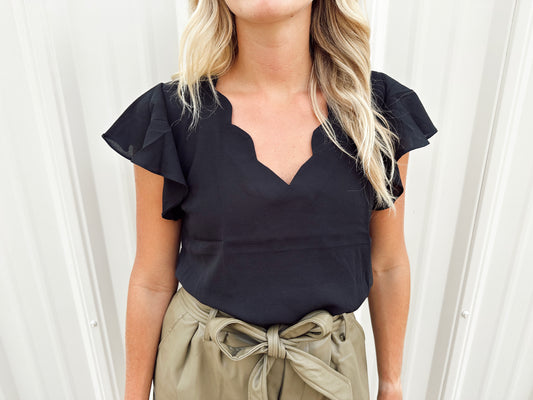 Scalloped Top