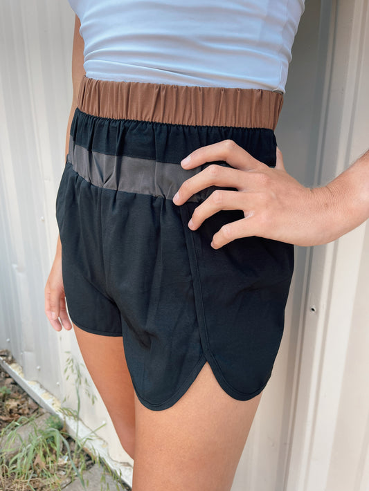 Mocha Time Athletic Shorts