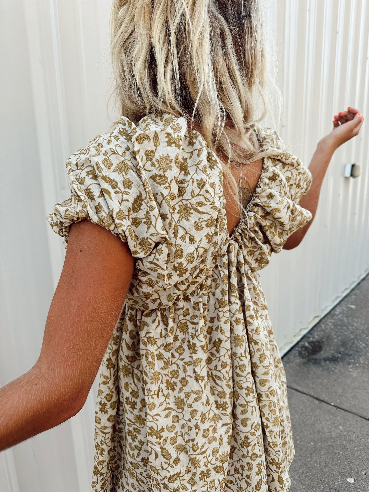 Floral Velvet Dress