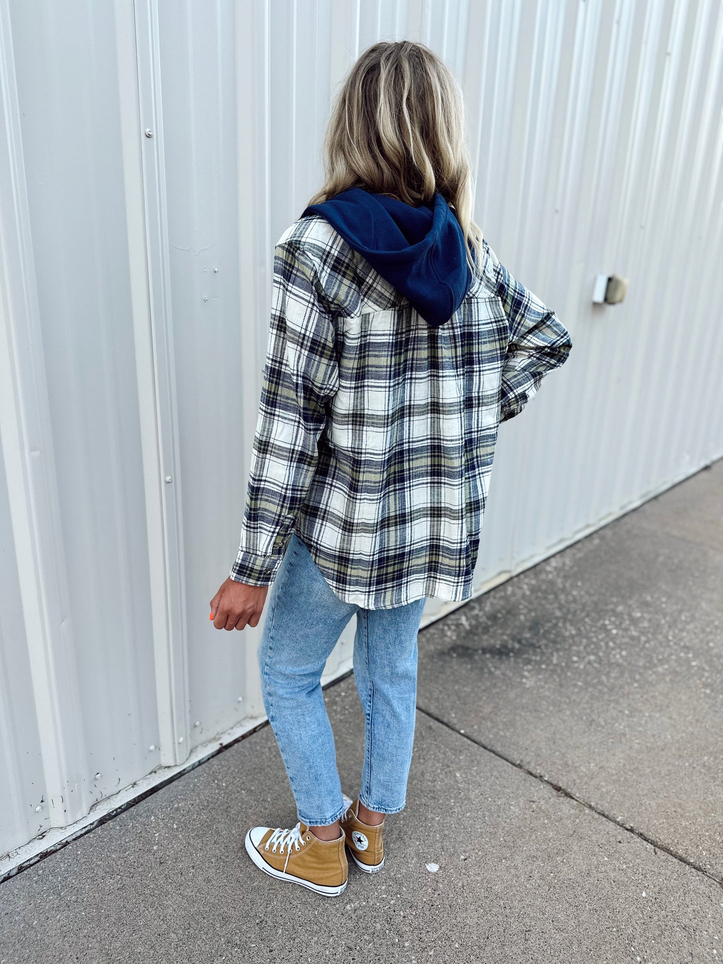 Cozy Up Plaid Hooded Jacket