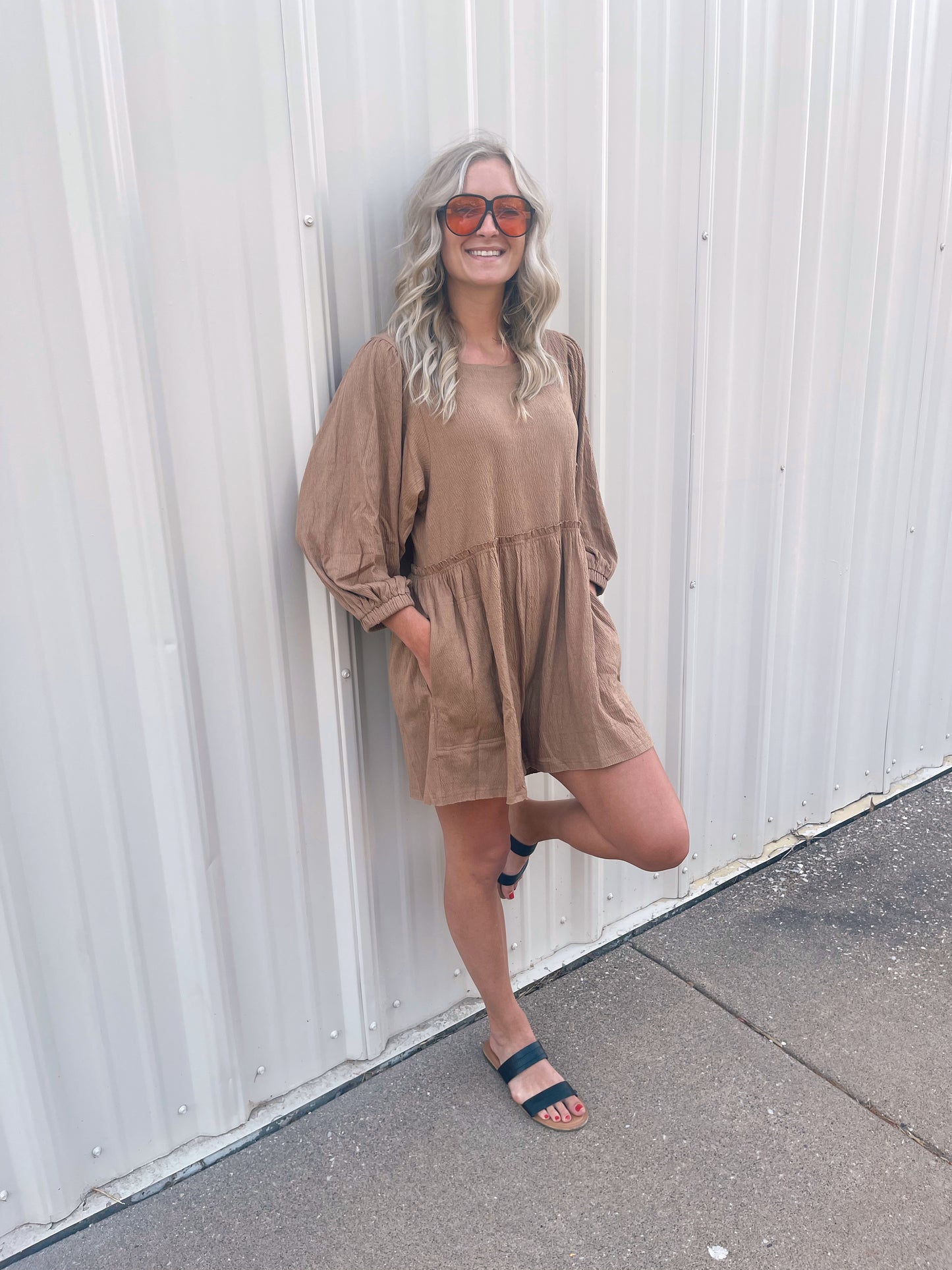 Cozy Season Oversized Romper