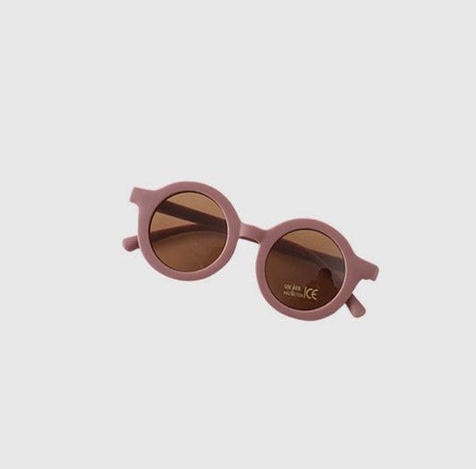 Kids Retro Sunnies Mauve