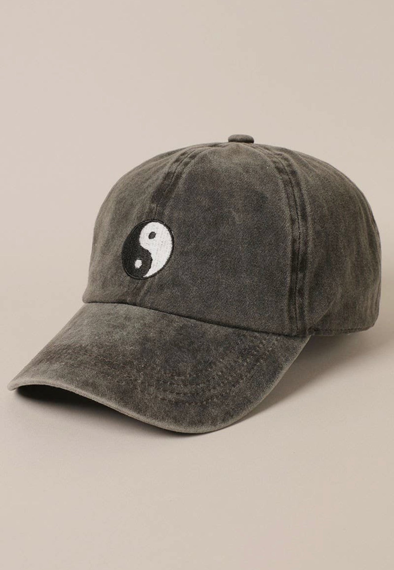 Ying Yang Mineral Wash Hat