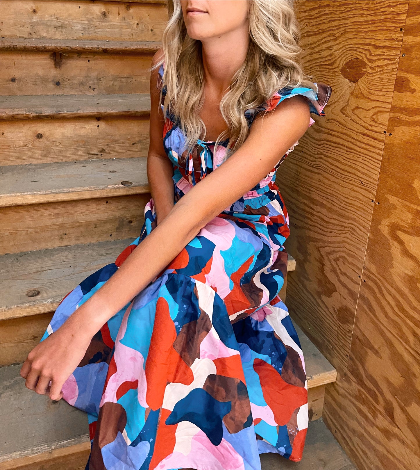 Let's Stand Out Midi Dress