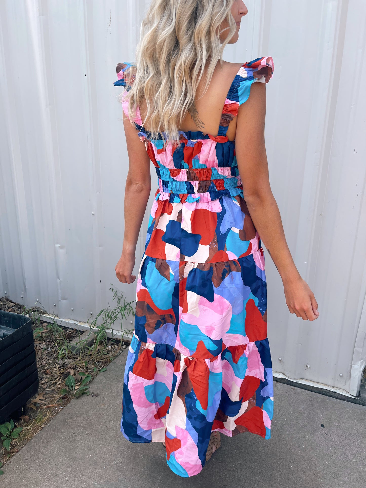 Let's Stand Out Midi Dress