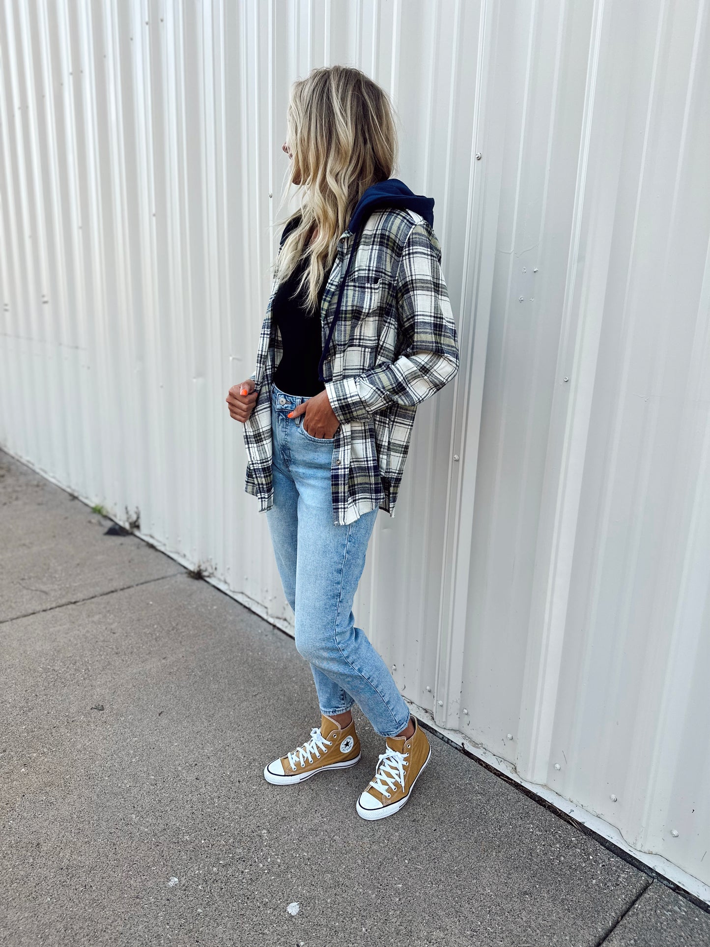 Cozy Up Plaid Hooded Jacket