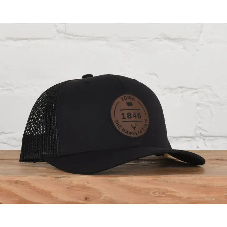 Iowa Snapback Black Hat