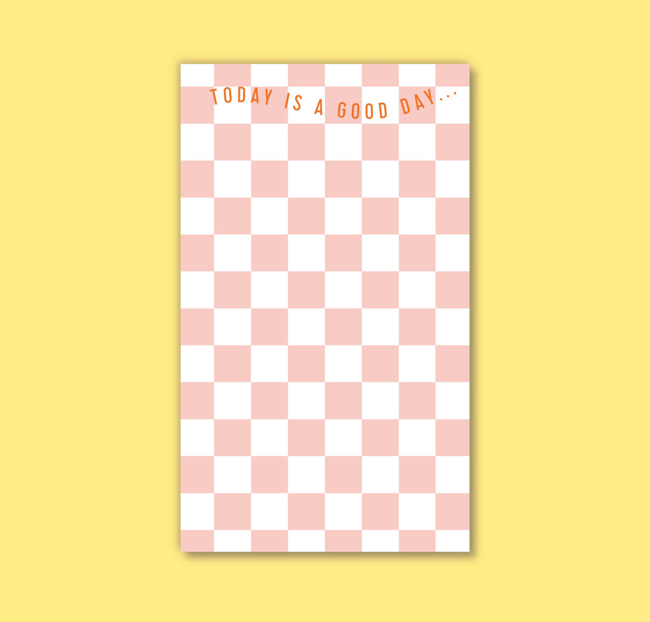 Checkered Notepad