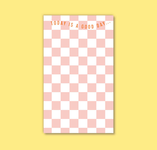 Checkered Notepad