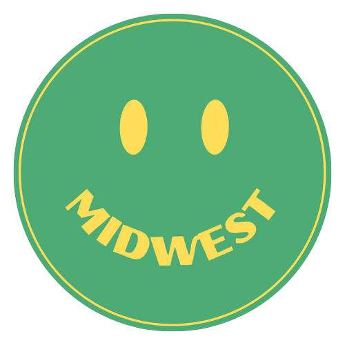 3in Midwest Vinyl Sticker GG ORIGINAL