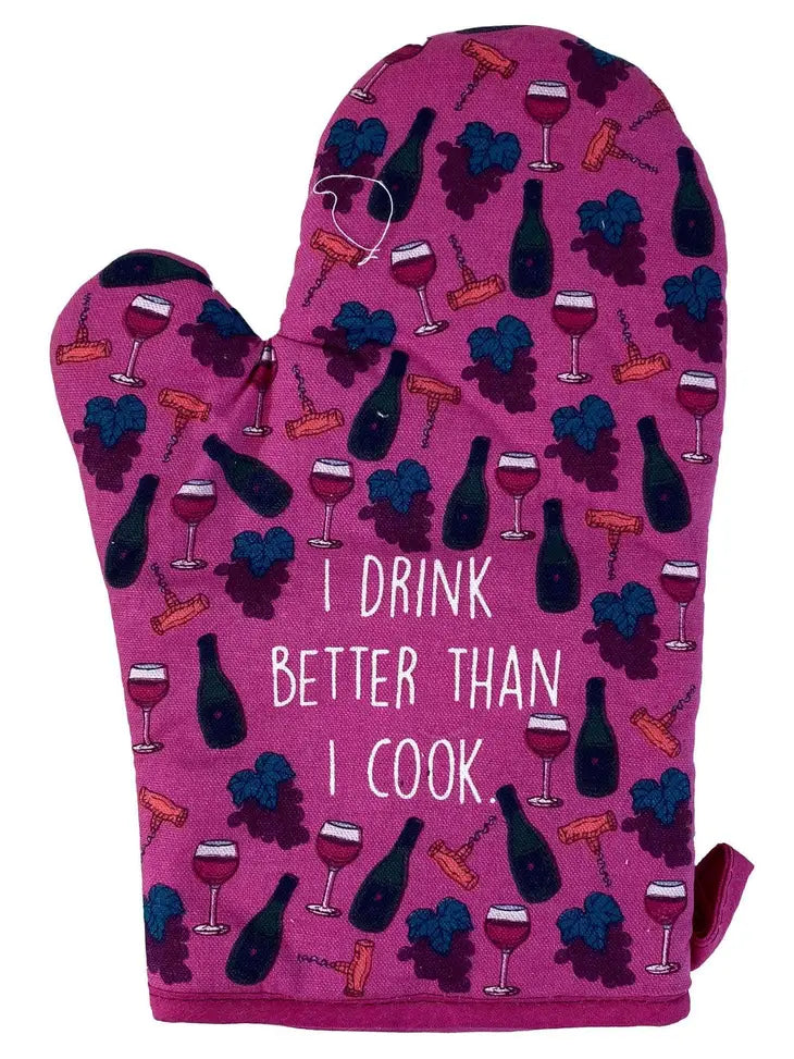 I Can Drink Oven Mitt