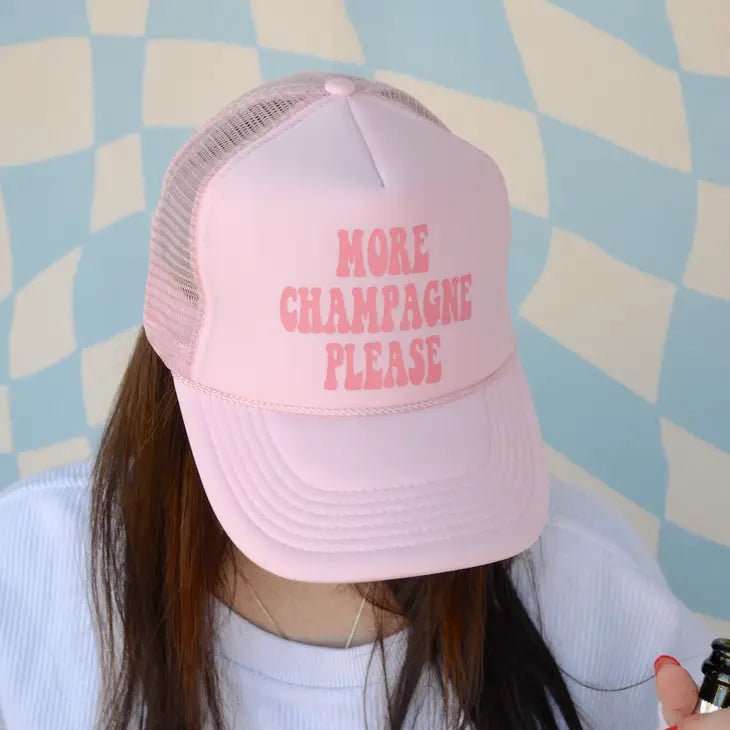 More Champagne Trucker Hat