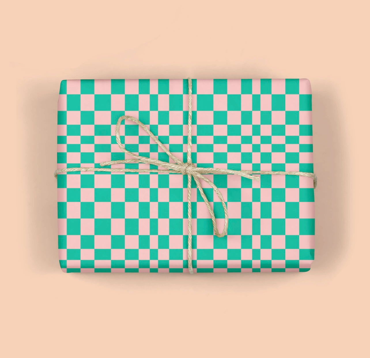 Pink/Green Gift Wrap