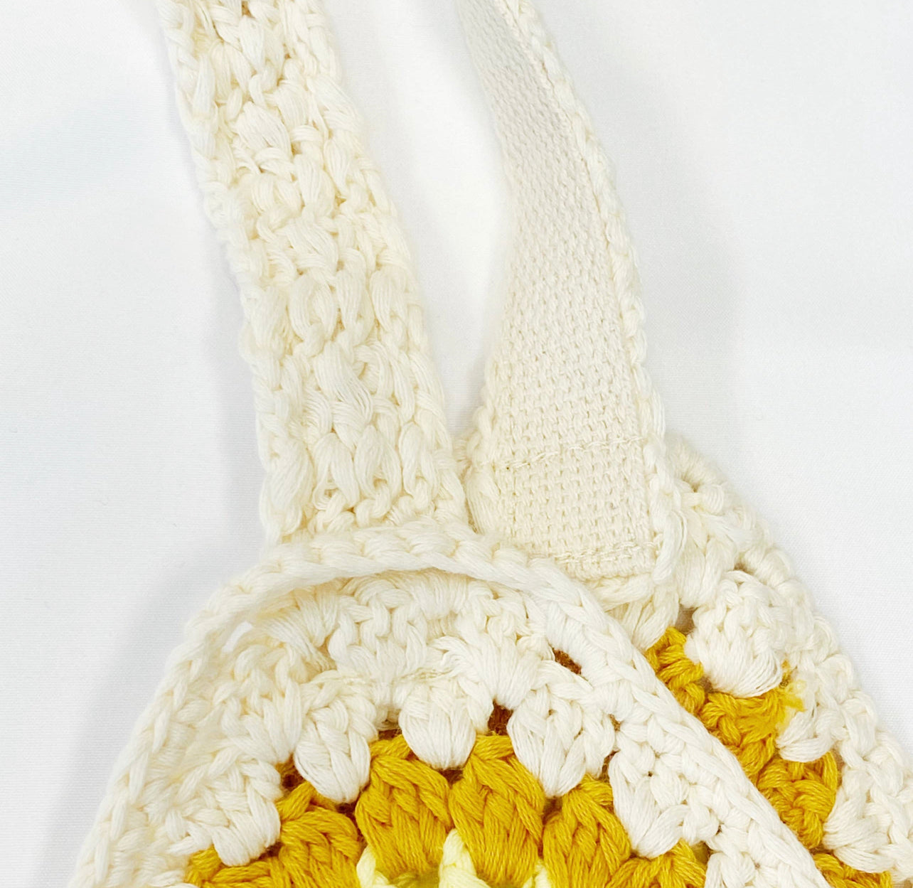 Vintage Inspired Hand Knitted Crochet Tote